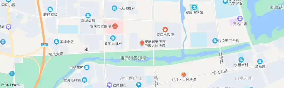 安庆法院_公交站地图_安庆公交_妙搜公交查询2025