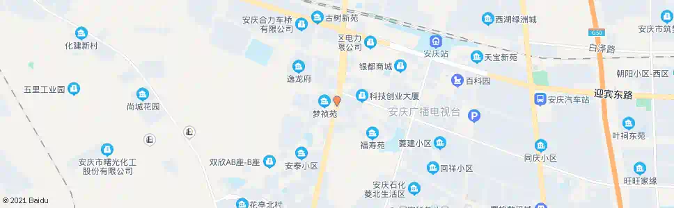 安庆市四院_公交站地图_安庆公交_妙搜公交查询2025