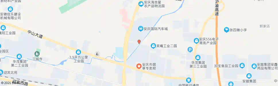 安庆英德利汽车城_公交站地图_安庆公交_妙搜公交查询2025