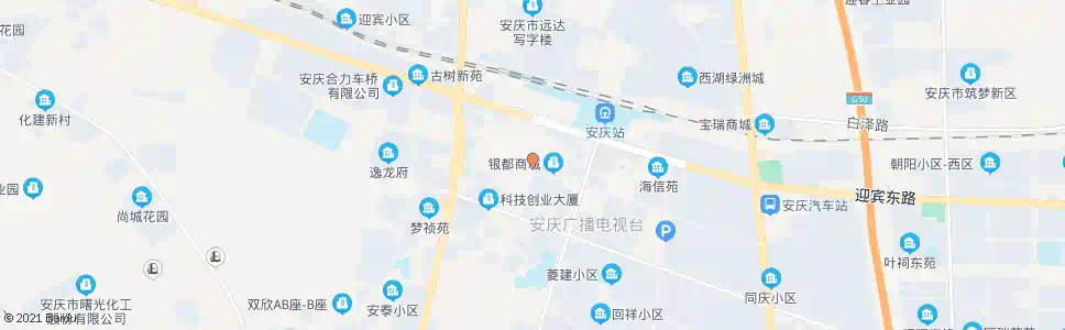 安庆天柱商贸城_公交站地图_安庆公交_妙搜公交查询2025