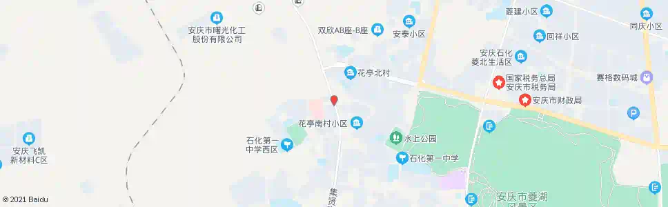 安庆高花亭_公交站地图_安庆公交_妙搜公交查询2025