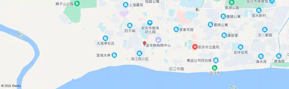 安庆市四中_公交站地图_安庆公交_妙搜公交查询2025