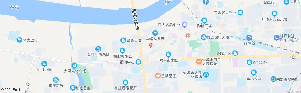 蚌埠南山路纬二路_公交站地图_蚌埠公交_妙搜公交查询2025