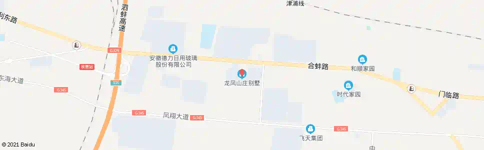 滁州龙凤山庄_公交站地图_滁州公交_妙搜公交查询2025