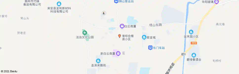 滁州鼓楼口_公交站地图_滁州公交_妙搜公交查询2025