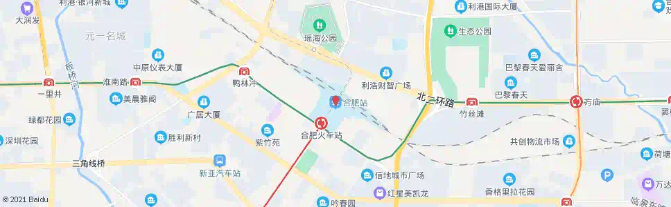 合肥旗山路口_公交站地图_合肥公交_妙搜公交查询2025