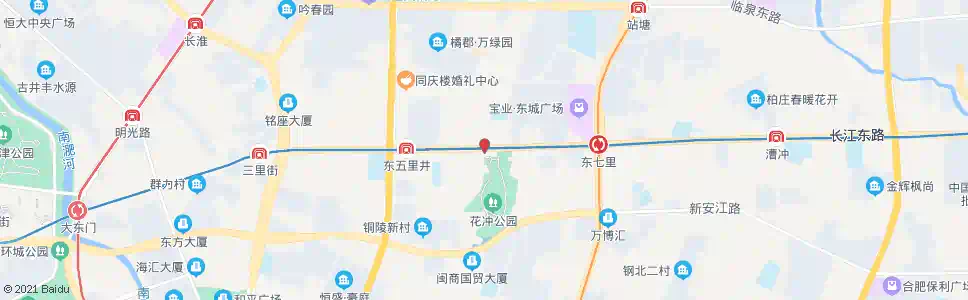 合肥五里井_公交站地图_合肥公交_妙搜公交查询2025