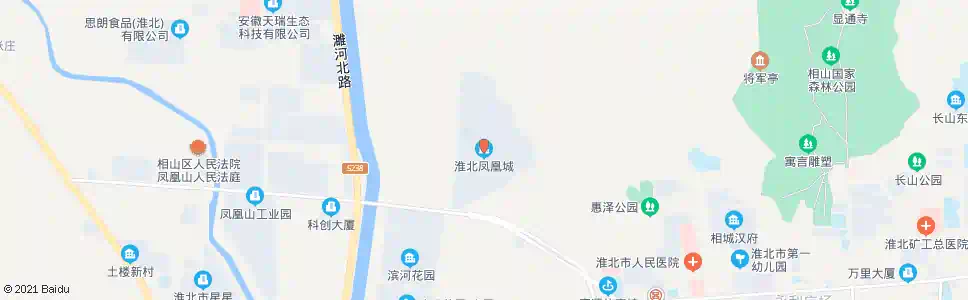 淮北凤凰城_公交站地图_淮北公交_妙搜公交查询2025