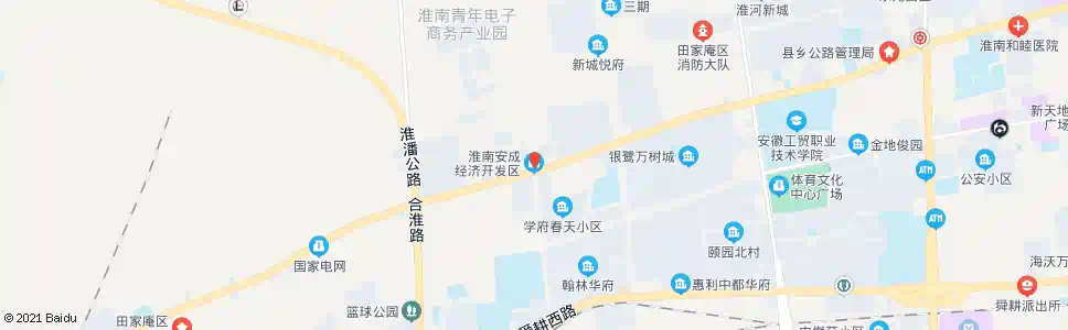淮南安成经济开发区_公交站地图_淮南公交_妙搜公交查询2025