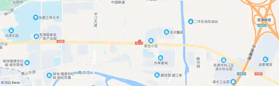 芜湖海晏路口_公交站地图_芜湖公交_妙搜公交查询2025