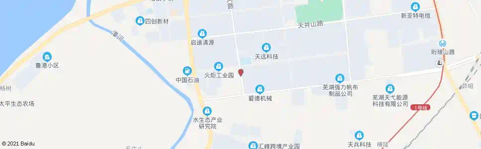 芜湖雅图科技_公交站地图_芜湖公交_妙搜公交查询2025