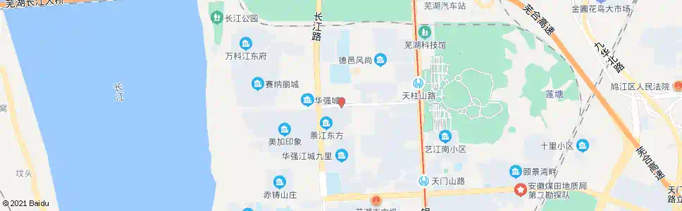 芜湖景观大道西_公交站地图_芜湖公交_妙搜公交查询2025