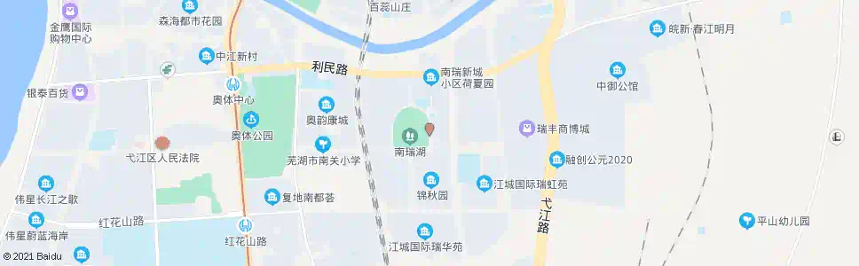 芜湖南瑞湖东_公交站地图_芜湖公交_妙搜公交查询2025