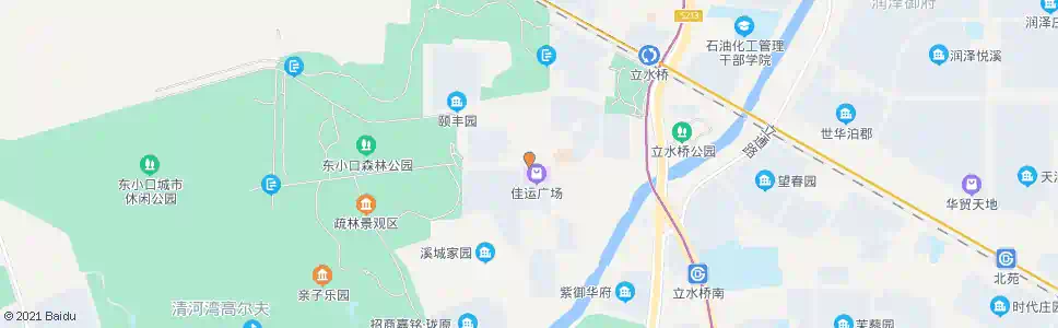 北京清水园_公交站地图_北京公交_妙搜公交查询2025