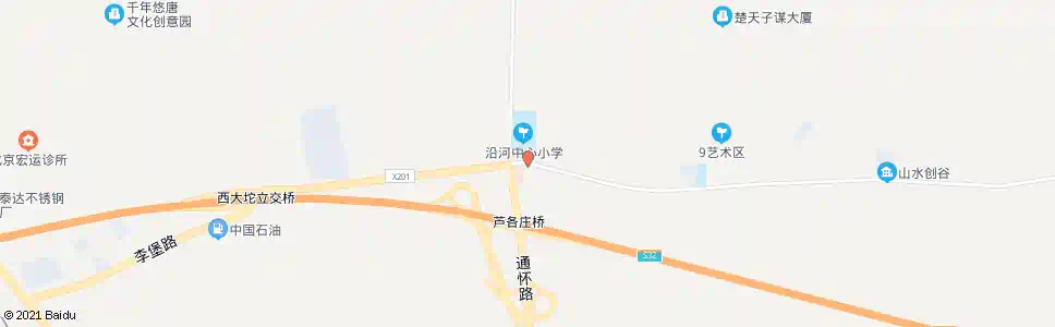 北京北河道口_公交站地图_北京公交_妙搜公交查询2025