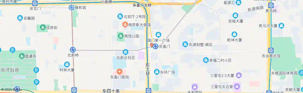 北京东直门_公交站地图_北京公交_妙搜公交查询2025