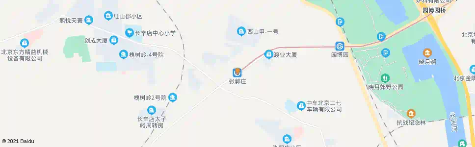 北京张郭庄站_公交站地图_北京公交_妙搜公交查询2025