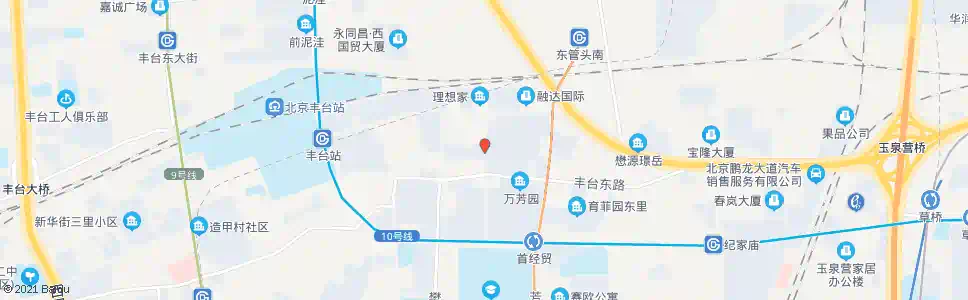 北京樊家村北站_公交站地图_北京公交_妙搜公交查询2025