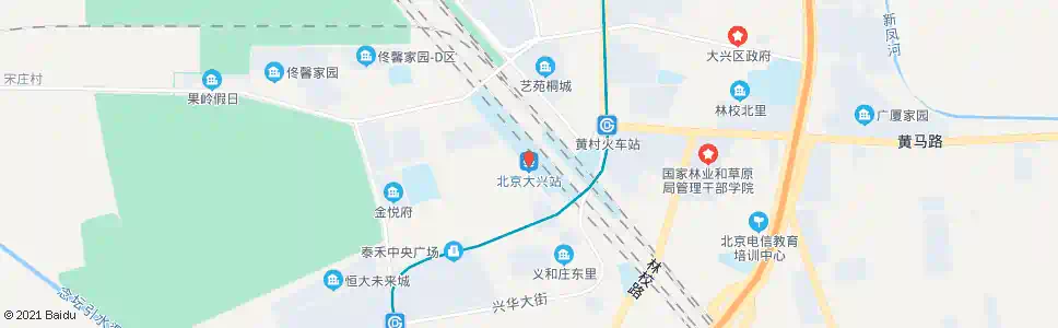 北京大兴小店西_公交站地图_北京公交_妙搜公交查询2025