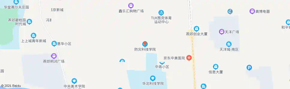北京防灾科技学院_公交站地图_北京公交_妙搜公交查询2025