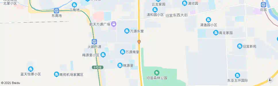 北京万源南路东口_公交站地图_北京公交_妙搜公交查询2025