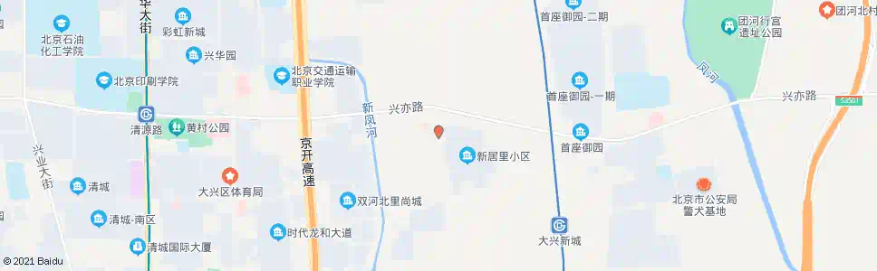 北京新居里北门_公交站地图_北京公交_妙搜公交查询2025