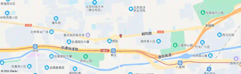 北京高教园环岛东_公交站地图_北京公交_妙搜公交查询2025