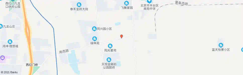 北京西营房_公交站地图_北京公交_妙搜公交查询2025