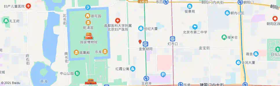 北京锡拉胡同_公交站地图_北京公交_妙搜公交查询2025