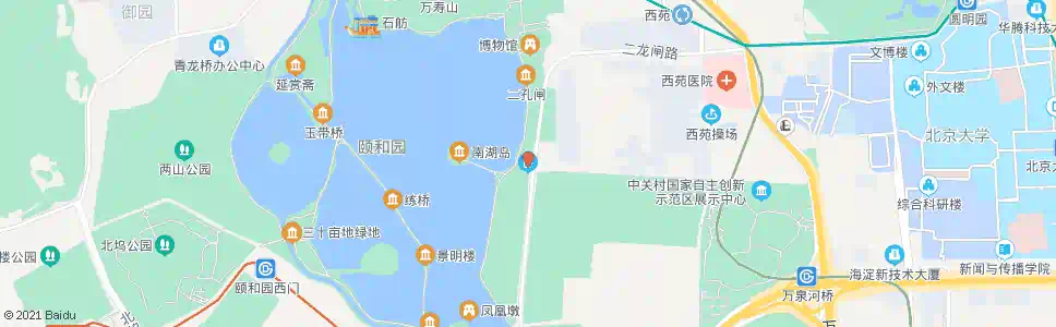 北京颐和园新建宫门_公交站地图_北京公交_妙搜公交查询2025