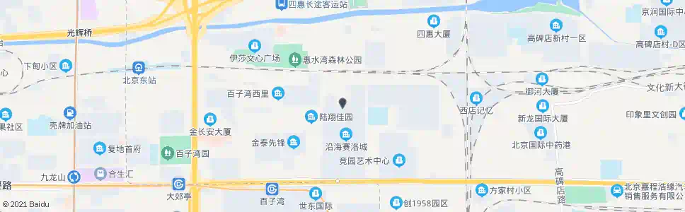 北京百子湾东里_公交站地图_北京公交_妙搜公交查询2025