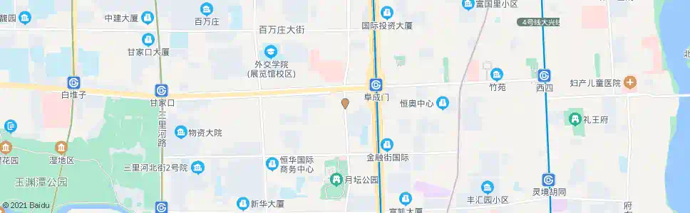 北京南礼士路北口_公交站地图_北京公交_妙搜公交查询2025