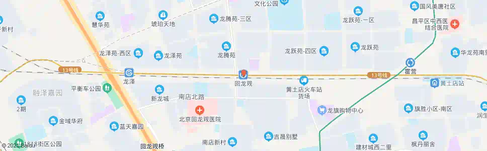 北京回龙观站_公交站地图_北京公交_妙搜公交查询2025