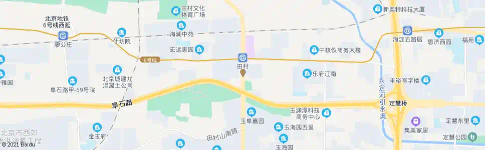 北京阜玉路口北_公交站地图_北京公交_妙搜公交查询2025