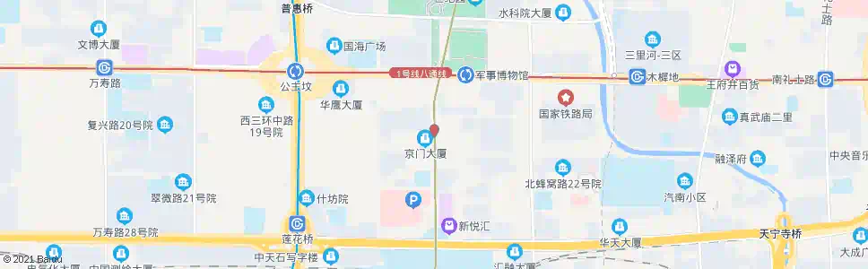北京皇亭子_公交站地图_北京公交_妙搜公交查询2025