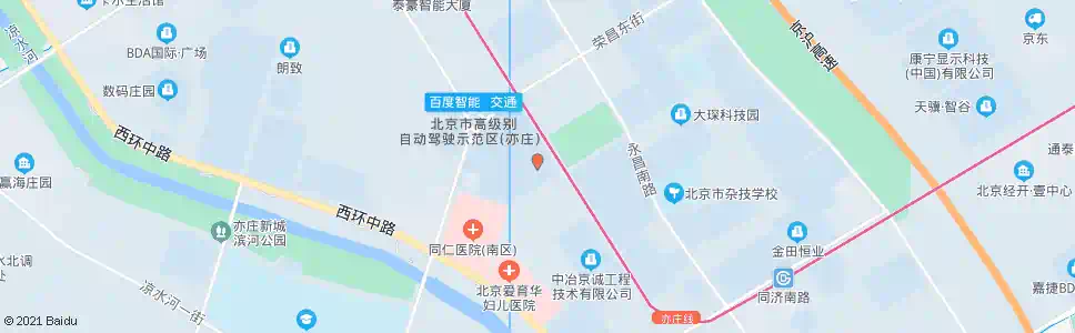 北京国际企业大道3_公交站地图_北京公交_妙搜公交查询2025