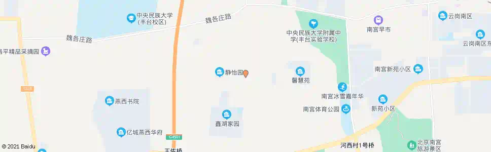 北京怪村村委会_公交站地图_北京公交_妙搜公交查询2025