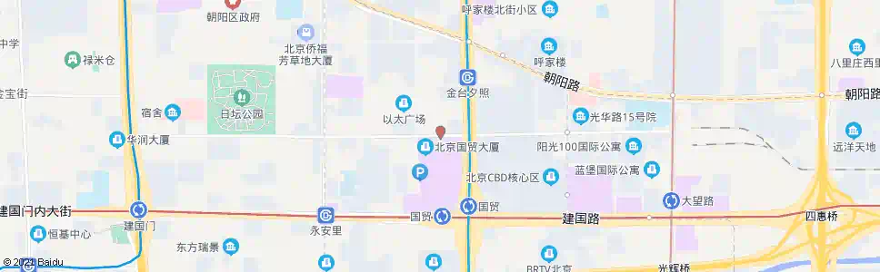 北京光华桥西_公交站地图_北京公交_妙搜公交查询2025