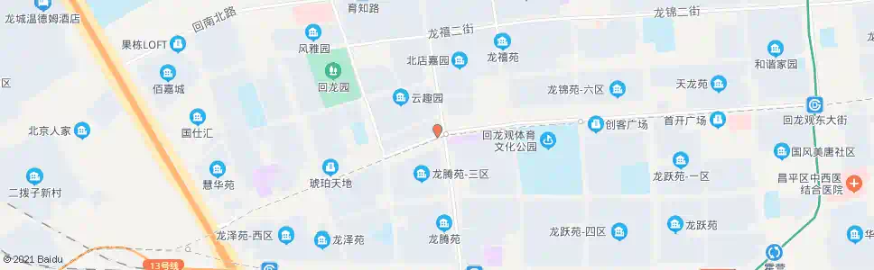 北京回龙观西大街_公交站地图_北京公交_妙搜公交查询2025