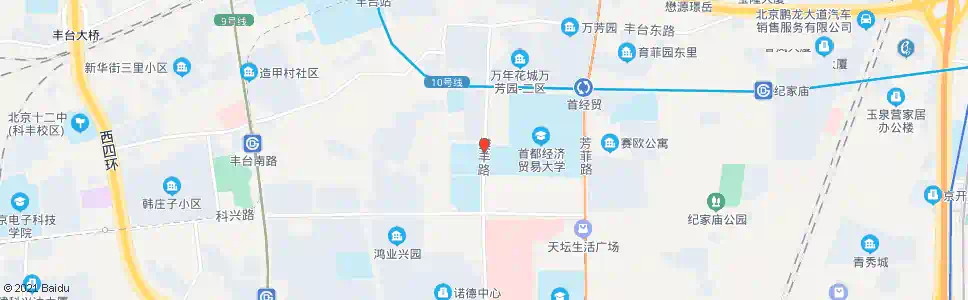北京首经贸西校区_公交站地图_北京公交_妙搜公交查询2025