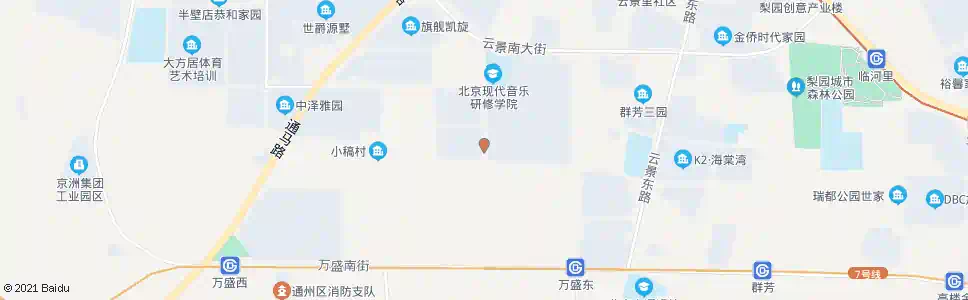 北京万盛北里_公交站地图_北京公交_妙搜公交查询2025
