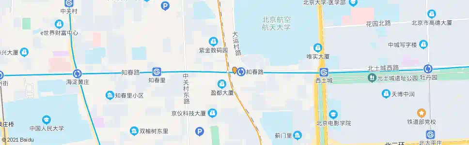 北京知春路_公交站地图_北京公交_妙搜公交查询2025