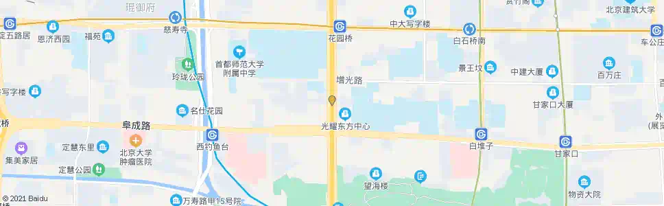北京航天桥北(北行)_公交站地图_北京公交_妙搜公交查询2025
