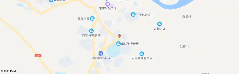 重庆学府春天_公交站地图_重庆公交_妙搜公交查询2025