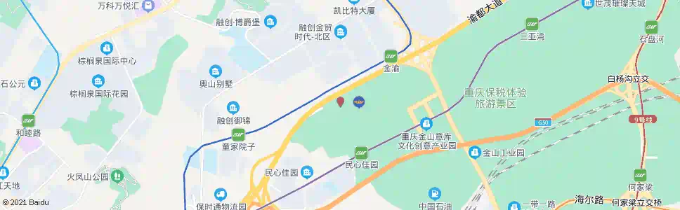 重庆奥特莱斯购物中心_公交站地图_重庆公交_妙搜公交查询2025