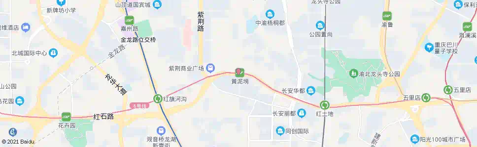 重庆轨道黄泥墆站_公交站地图_重庆公交_妙搜公交查询2025