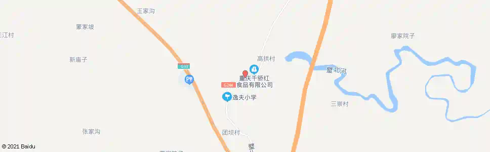 重庆新民村_公交站地图_重庆公交_妙搜公交查询2025