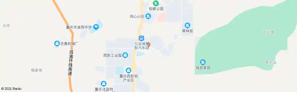 重庆双岗村_公交站地图_重庆公交_妙搜公交查询2025