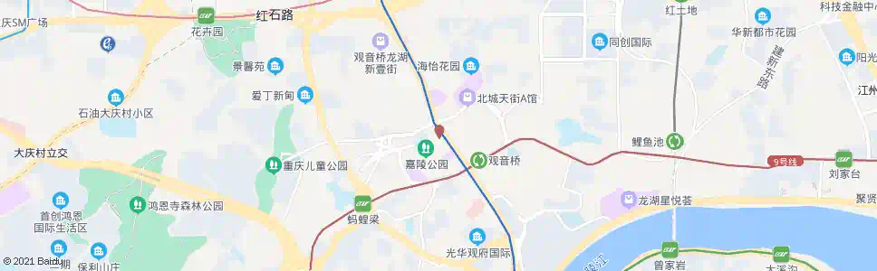 重庆小苑(观音桥)_公交站地图_重庆公交_妙搜公交查询2025