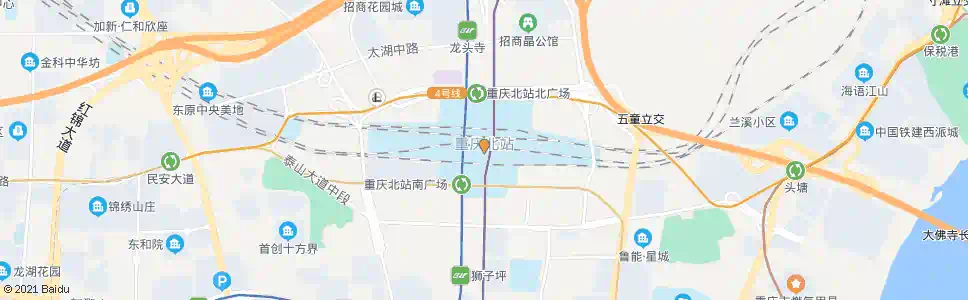 重庆北岩寺_公交站地图_重庆公交_妙搜公交查询2025